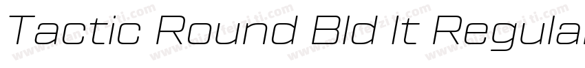 Tactic Round Bld It Regular字体转换